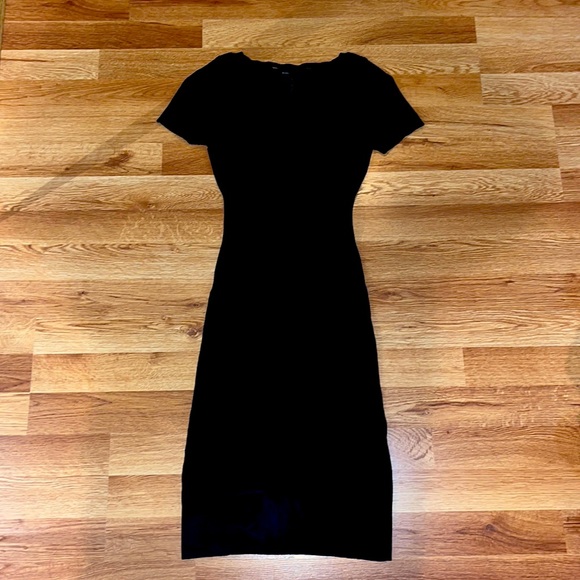 BCBGMaxAzria Dresses & Skirts - BCBG MAXAZRIA BLACK SPANDEX DRESS SIZE SMALL